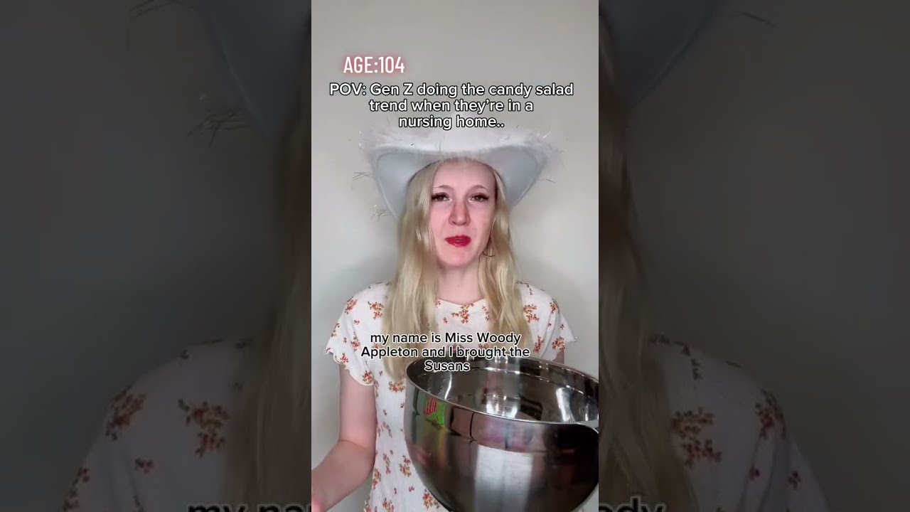  Pov GEN Z Doing The CANDY SALAD Trend In A NURSING HOME Foryou Viral Story Funny