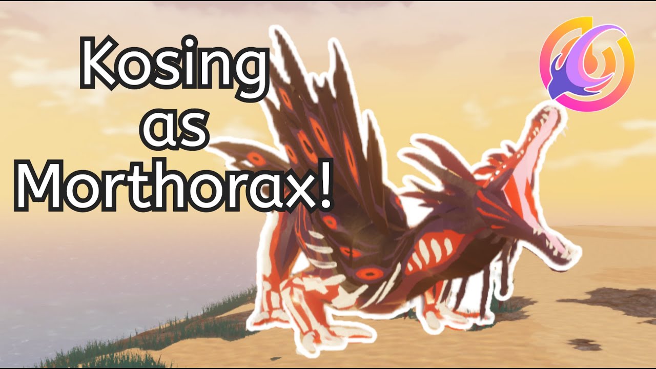 Kosing as Morthorax! | Creatures of Sonaria | Roblox