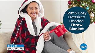 Soft   Cozy Oversized Hooded Throw Blanket screenshot 5
