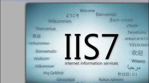 Installing IIS web server on Vista