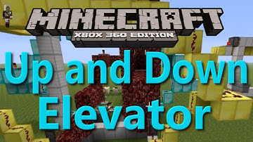 Minecraft Xbox 360 Realistic Up and Down Elevator