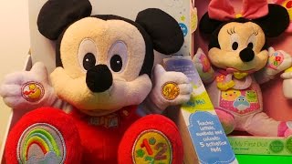 trompet Rose kleur evalueren Disney's Kindergarten Baby Interactive Mickey Mouse Soft Eductaional Toy By  Clementoni - YouTube