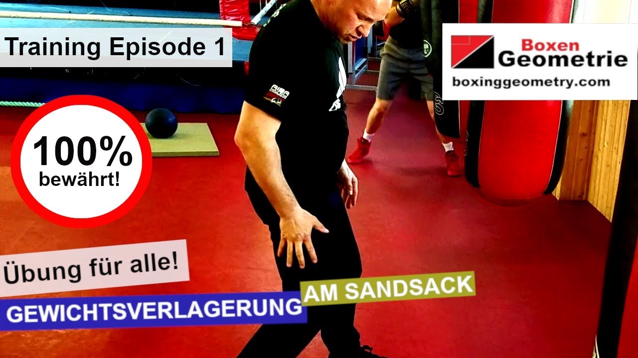 Übung am Sandsack - Training Episode 1- Gewichtsverlagerung - Alexander Schröder