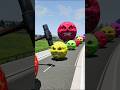 Big & Small Moon Cars vs Giant Hammer 😱 - BeamNG.drive #shortsfeed