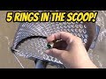 Beach Metal Detecting | 5 Rings In The Scoop with Equinox 800