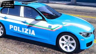 Polizia Stradale BMW 330 nuova livrea 1.0 New ENB Top Speed Test GTA Mod _REVIEW screenshot 5