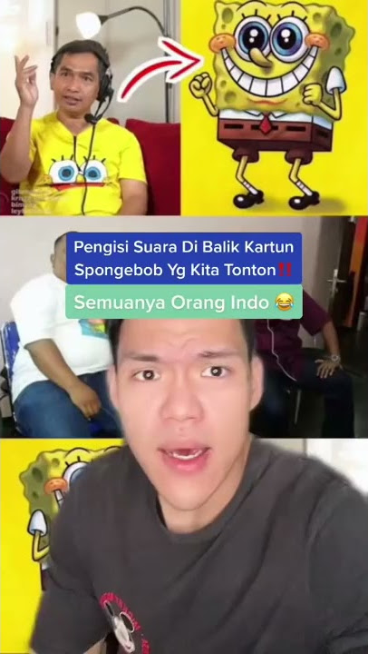 Pengisi suara kartun Spongebob ‼️ Rupanya orang Indonesia semua 🤯 #Shorts #YouTubeShorts