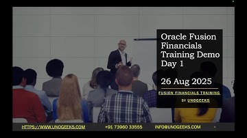 Oracle Fusion Financials Training Demo | Day 1 (26 Aug 2025) | Online Course | 100% Job Assist ✅
