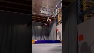 Aerial hoop - meathook trick