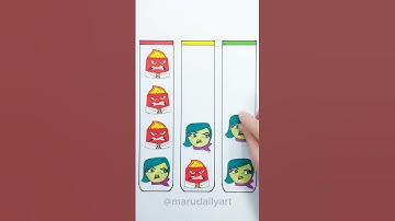 Anger Disgust Inside Out 2 Puzzle Game #shorts #insideout2 #insideout #puzzle