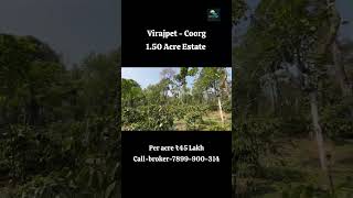 1.50 Acre Beautiful Coffee Estate For Sale | Virajpet | Coorg | Karnataka Resort Homestay Farmhouse