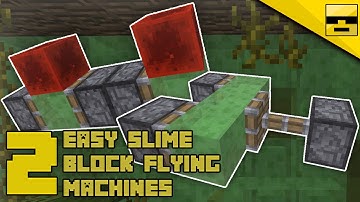 HOW TO MAKE SLIME BLOCK FLYING MACHINES (Any Version) | Minecraft Tutorial
