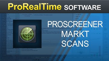 ProScreener - Hoe scan je aandelen in ProRealTime