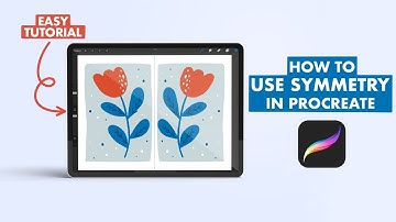 ✏️How To Use Symmetry Tool In Procreate | Mirror In Procreate | Easy Procreate Tutorial