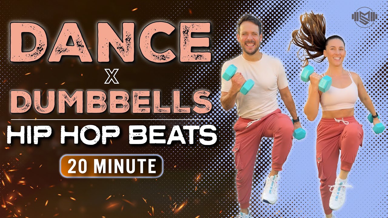 20 Min Dance Workout with Weights | Hip Hop Beats [Full Body Toning]