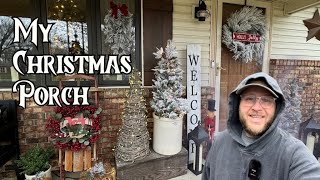 DECORATING MY FRONT PORCH FOR CHRISTMAS!!