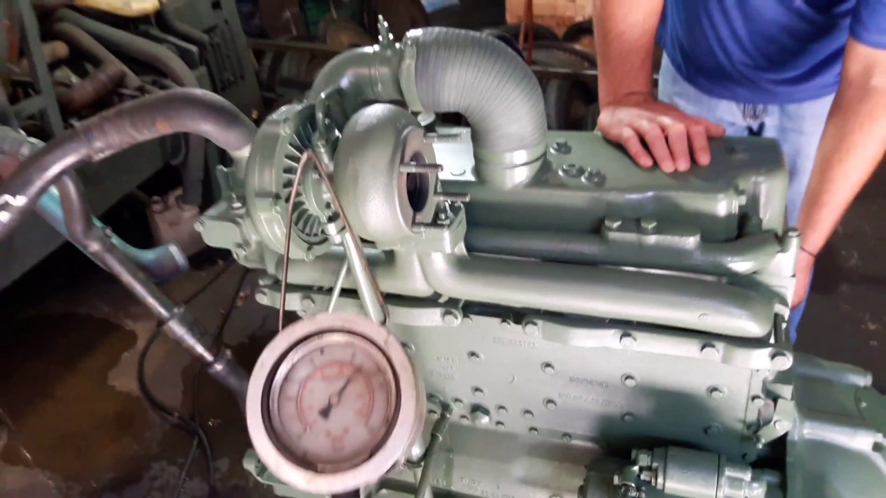 Motor Mb 352 Turbo retificado Com 1 ano de garantia - YouTube