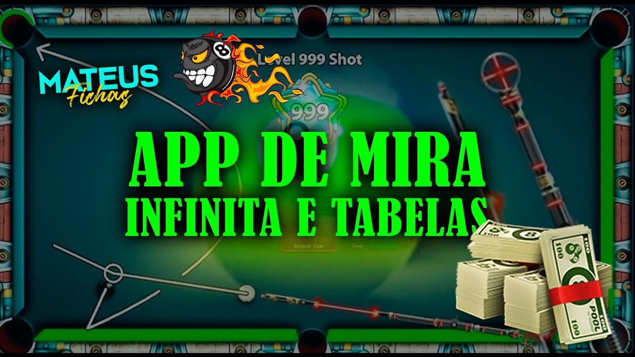 APP DE MIRA INFINITA E TABELAS download grátis para o 8 BALL POOL ...