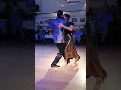 Gran noche de Profesor y alumna    Francisco Castro y Cecilia Acosta