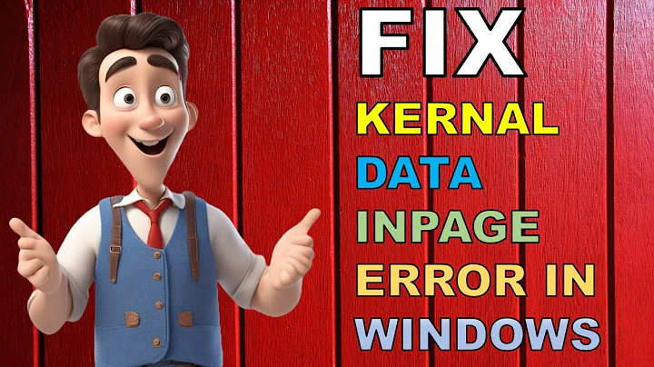 Fix Kernal Data Inpage Error | Blue Screen | Green Screen | Nine reasons for BSOD