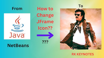 #4 How to Change JFrame Icon to Image?? | NetBeans Demo | Customize JFrame Icon | 1080p