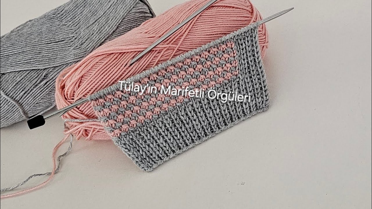 Простая схема вязания двухцветного жилета, свитера и кардигана.