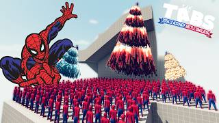 200x SPIDER MAN vs 4x EVERY GOD - TABS | Totally Accurate Battle Simulator