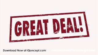 Great Deal Stamp Special Sale Savings Offer Animated Stock Footage