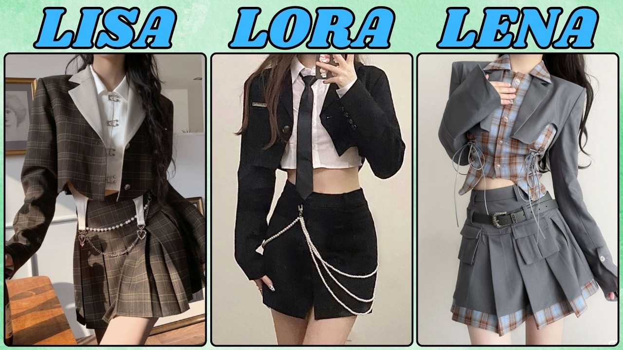Lisa 💖 Lora 💫 or Lena 🎀 | Pick Your Vibe! | Aesthetic Challenge #lisaorlena #fashionfun #viral