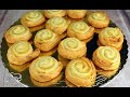 Pasteles de hojaldre con cabello de ángel. Receta muy fácil