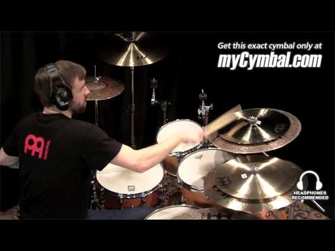 Meinl Byzance Cymbal Stack - Played by Pete Towle (B10DAS/B14CH-B/B18DAC-1031413X)