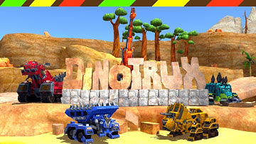DINOTRUX: Trux It Up! - Game robot Khủng Long biến hình Xe xây dựng công trình 4