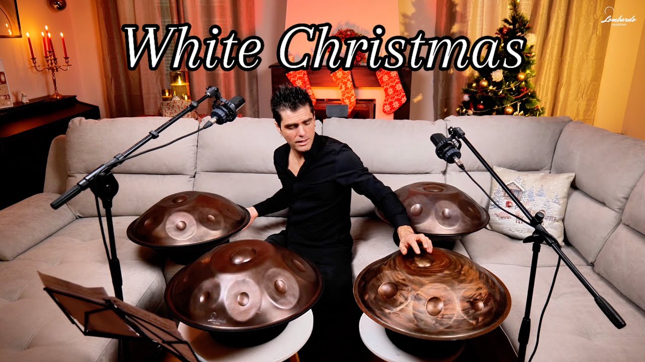 White Christmas - Handpan Cover by Loris Lombardo | (432 Hz) A Magical Christmas Arrangement