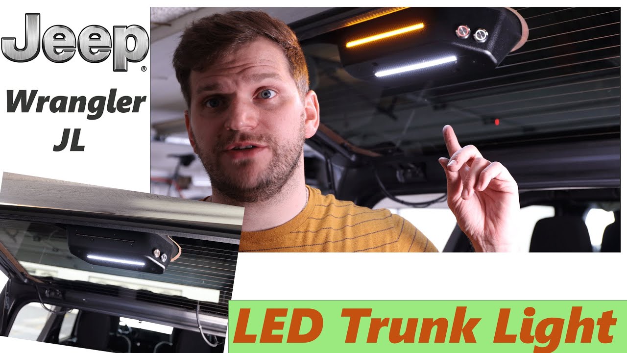 Jeep Wrangler JL LED Trunk Light Car Camping Light YouTube