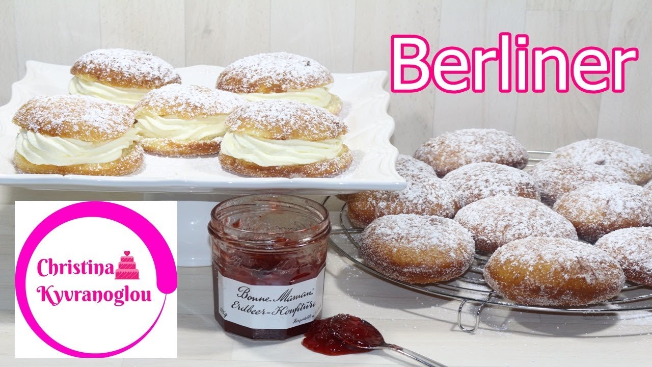 Berliner Rezept / Krapfen / Kreppel / Pfannkuchen / Faschingskrapfen ...