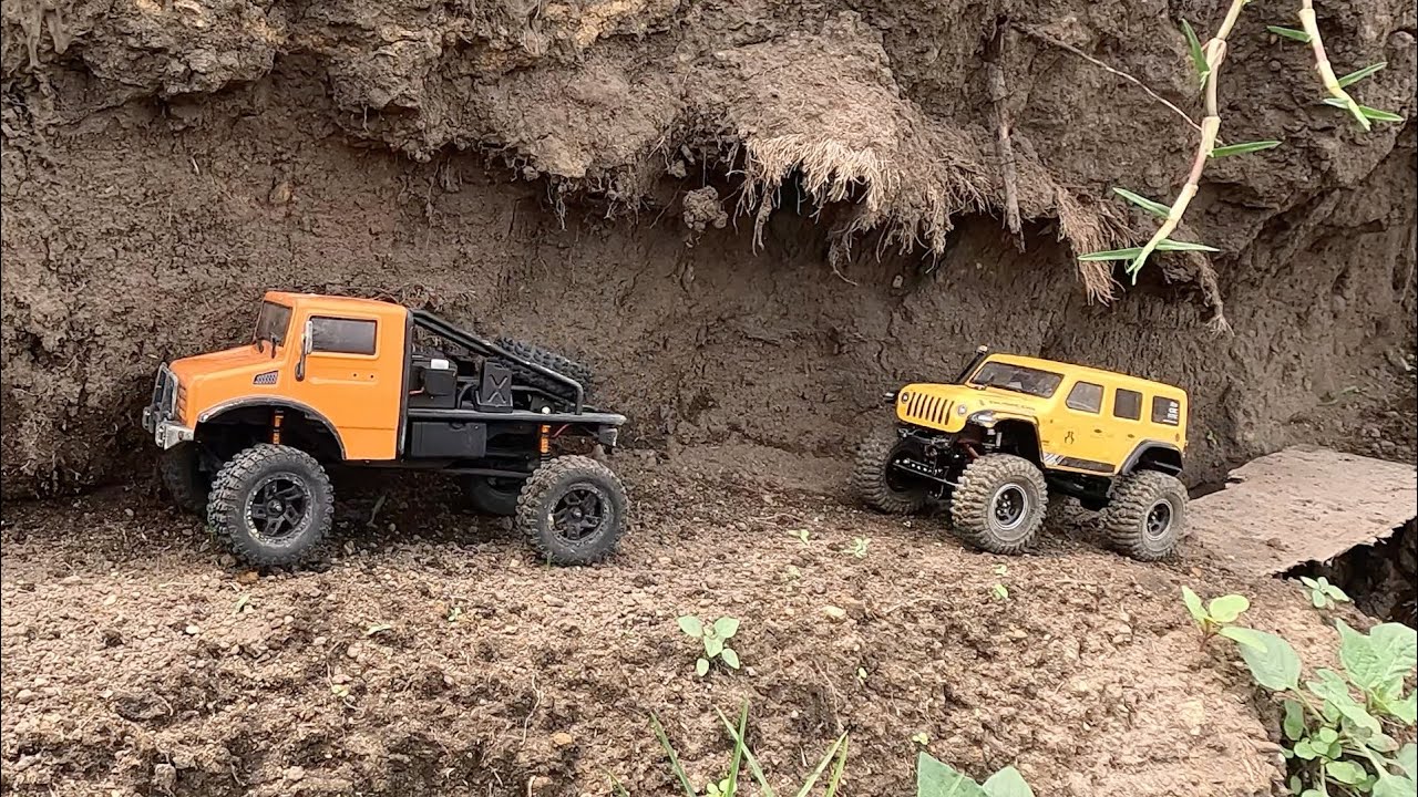 Backyard Crawl with Axial SCX24 & HobbyPlus CR18P