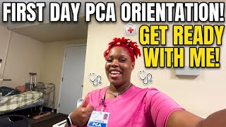 I CAN’T BELIEVE I’M ACTUALLY DOING THIS…🥹🩺 | PCA Orientation