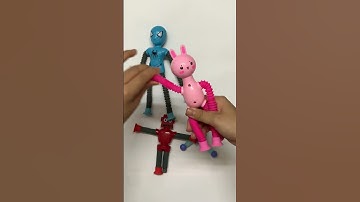 Robots Mini  Pop Sound ASMR Creating satisfying POP #asmrsounds #satisfying #creative #toys