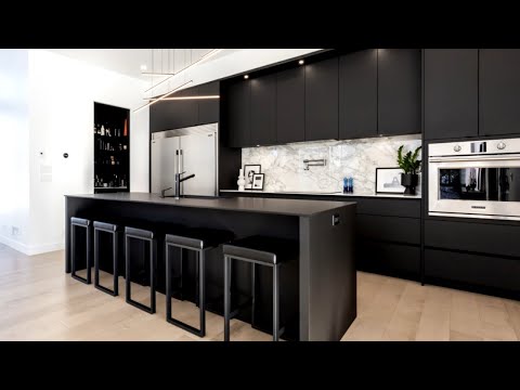 Video: Black Kitchen (50 Photos): Features Of Using A Black Kitchen Unit In The Interior. Combination Of Black With Yellow And Other Tones. Selection Of Matte And Glossy Kitchens