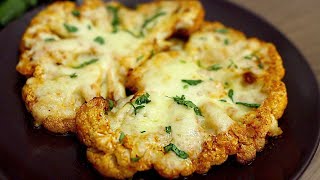 Cauliflower steak in the oven! Very tasty and easy!
