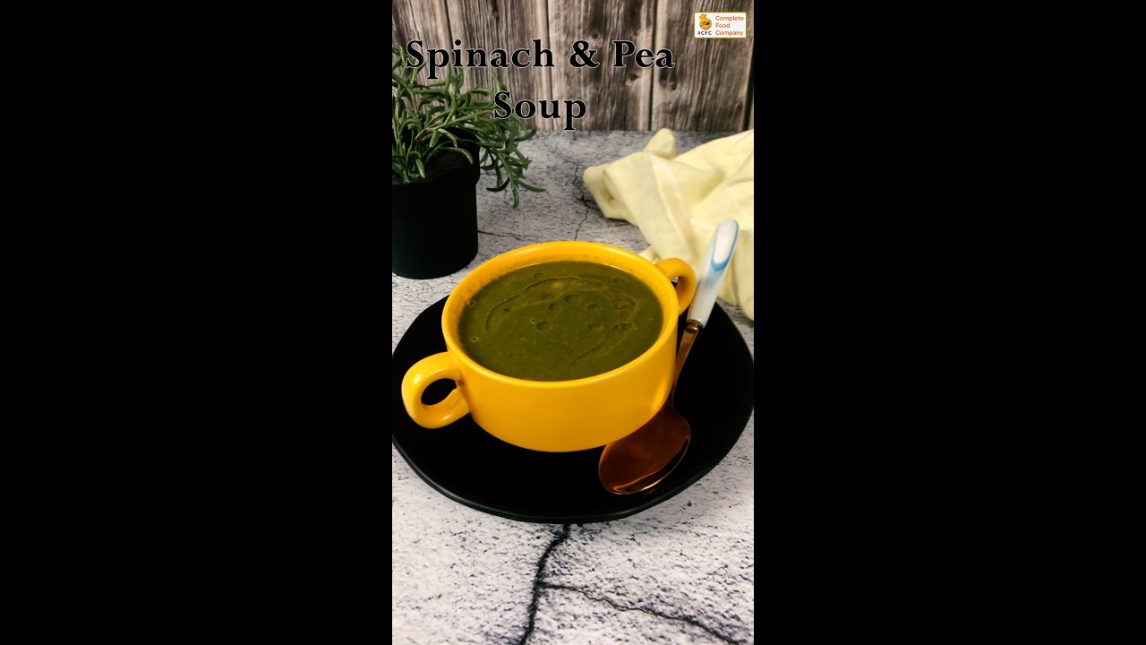 Spinach & Pea Soup | Healthy & Tasty Soup - YouTube