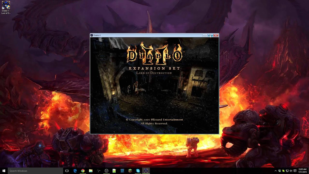 How To Play Diablo 2 In Window Mode