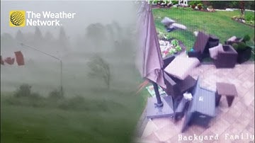 Unbelievable video of intense storms in Ontario & Quebec on Victoria Day weekend
