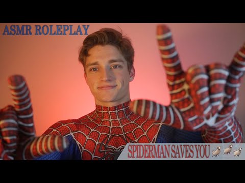 ASMR Spider-Man Saves You - (Halloween Special Roleplay)