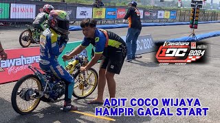 Drama Adit Coco Wijaya Racing Hampir Gagal Start Karena Ini‼ IDC Drag Bike Wonosari