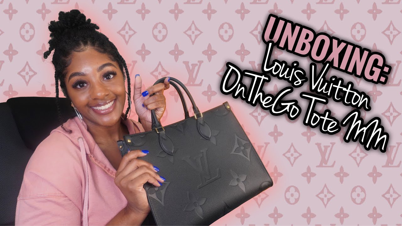 LOUIS VUITTON Empreinte OnTheGo MM Tote Bag Unboxing 