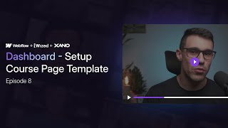 Ep 8- Dashboard: Setup Course Page Template | LMS with WWX