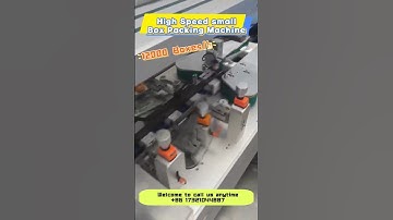 High-speed cartoning machine, speed up to 12888 boxes per hour