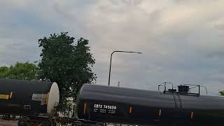 EB BNSF Intermodal, Tulare St. 4-1-26 #BNSF #trains #railroad 