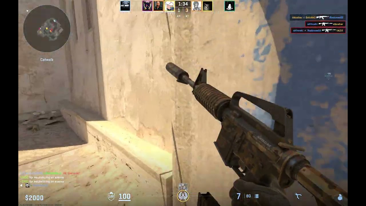 CS2 // fast ace on short